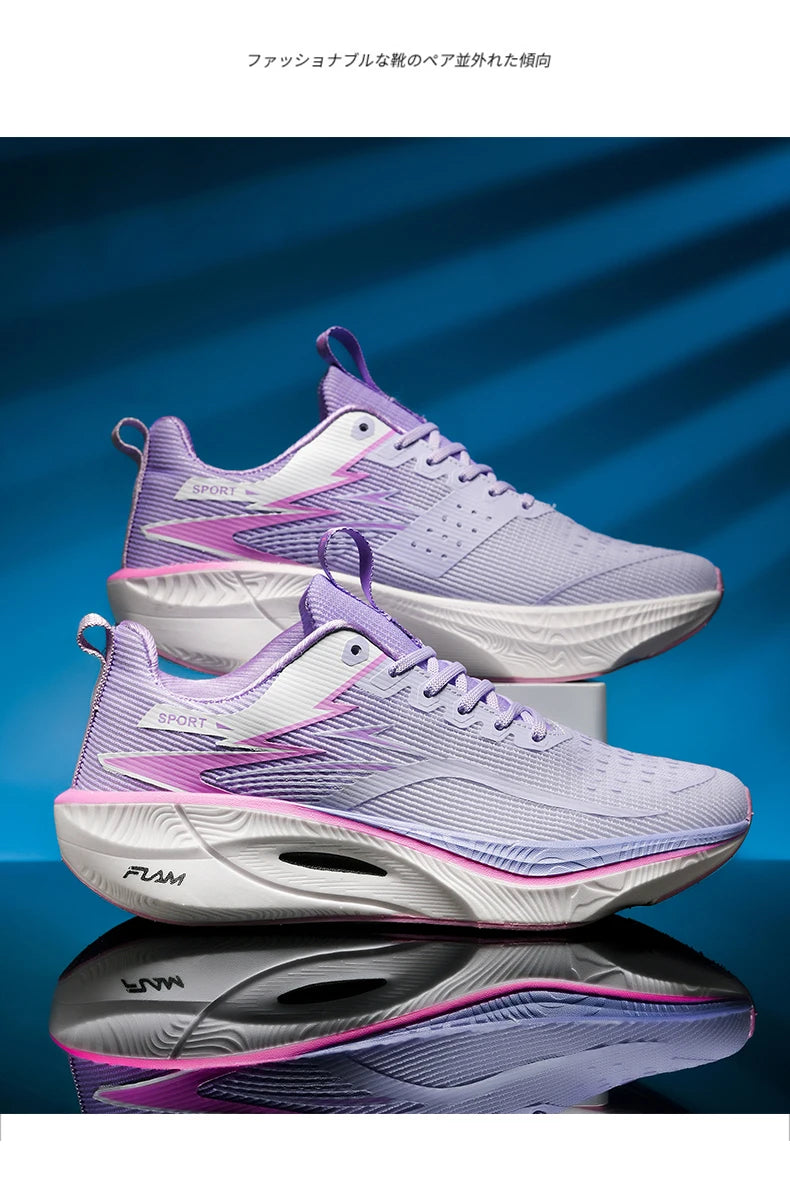 Men's Sneakers Anti-slip Cushioned Comfortable Racing Training Running Shoes Mesh Tennis Shoes Casual for Women