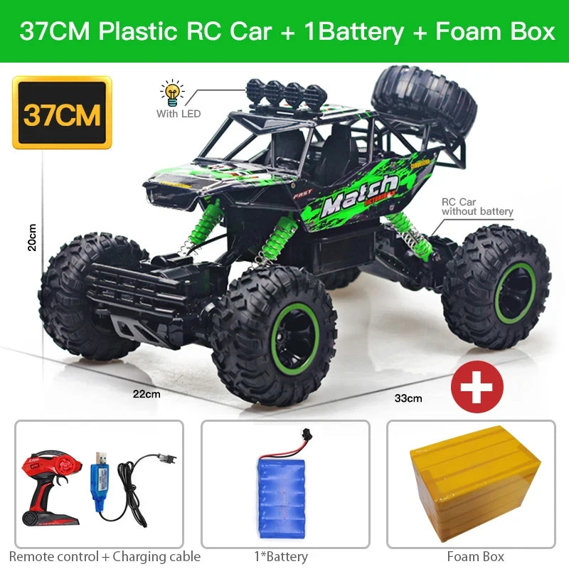 ZWN 1:12 / 1:16 4WD Remote Control Car With Led Lights 2.4G Radio RC  Cars Off-Road 4x4 Control Trucks Toys Gifts for Children