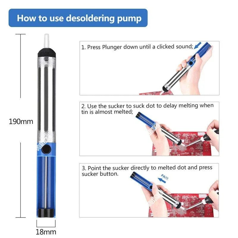 Electric Soldering Iron 80W Welding Gun Tool Kit Heat Pencil Repair Tools Adjustable Temperature Replaceable Soldering Iron Head