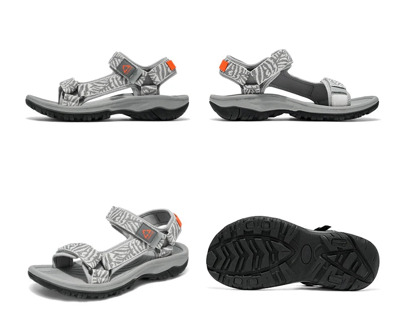 Men's Hiking Sandals Open Toe Breathable EVA Insole Travel Beach Shoes