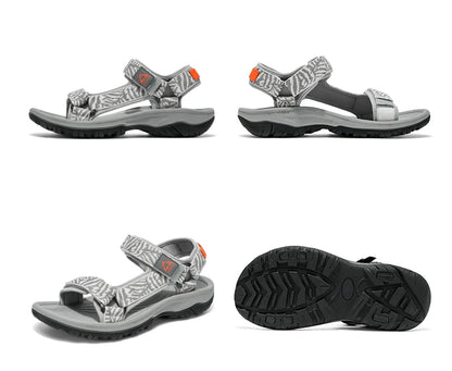 Men's Hiking Sandals Open Toe Breathable EVA Insole Travel Beach Shoes
