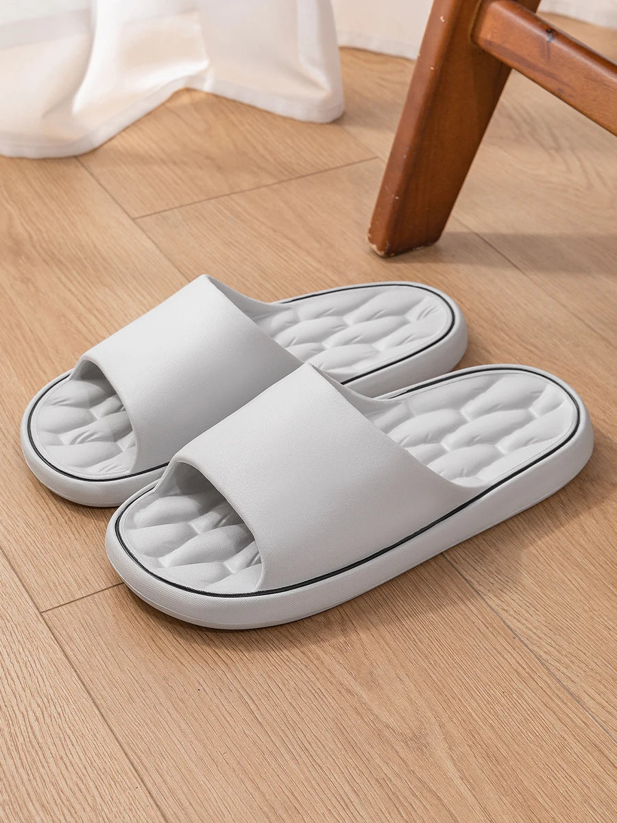 TZLDN Summer Women Home Slippers Beach Flat Fold Sandals Soft Comfortable Non-Slip Slides Indoor Outdoor Men Bathroom Flip Flops