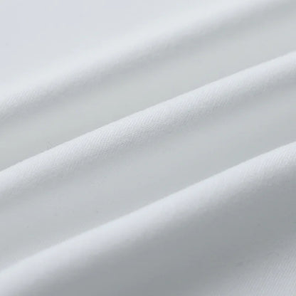 Men's Long Sleeve Base Layer T-Shirt, White, Polyester Elastane