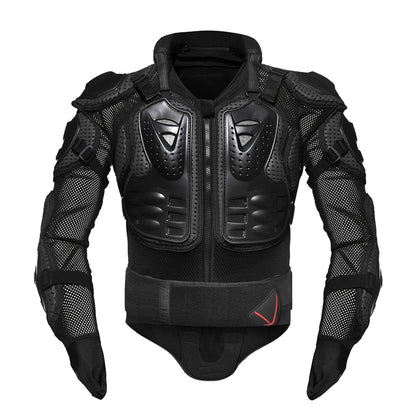 Motorcycle Jacket With Full Body Armor, Unisex, Sizes S To 5XL, Polyester Nylon
