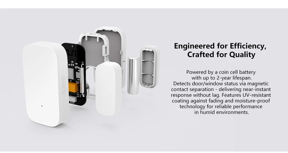 Aqara Door Window Sensor Zigbee Wireless Connection Smart Mini door sensor Home Assistant for Mijia Gateway Home HomeKit APP