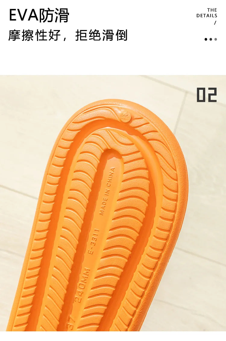 Big Size 47 48 50 Men Summer Slippers Indoor EVA Women Slipper Sandals Bathroom Flip Flops Bedroom Flat Slides