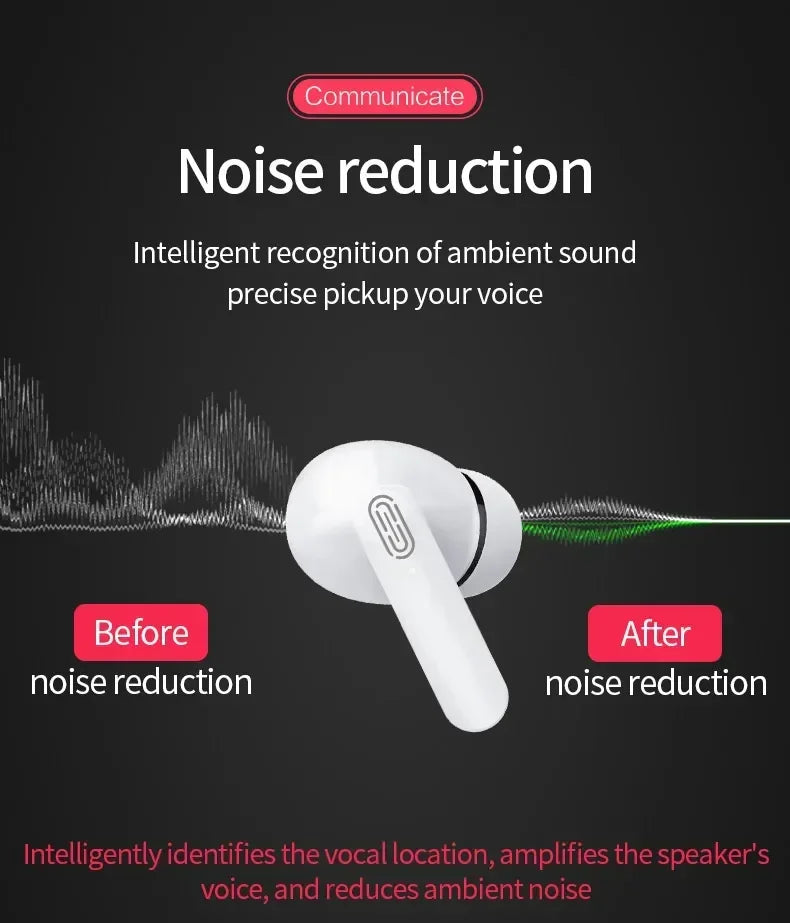TWS Bluetooth Earphone Air Pro Wireless Earphone Sound Noise Cancelling Bluetooth Earbuds Touch Control Headphones