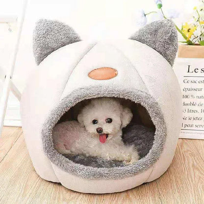 Tent-Style Cat and Small Dog Pet Bed Mat 100 Percent Cotton