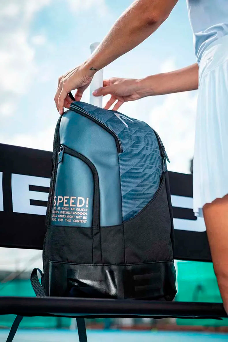 HEAD Djokovic Series Tennis Backpack 1-2 Pack Men's and Women's Sports Bag Badminton Backpack Independent Shoe Compartment