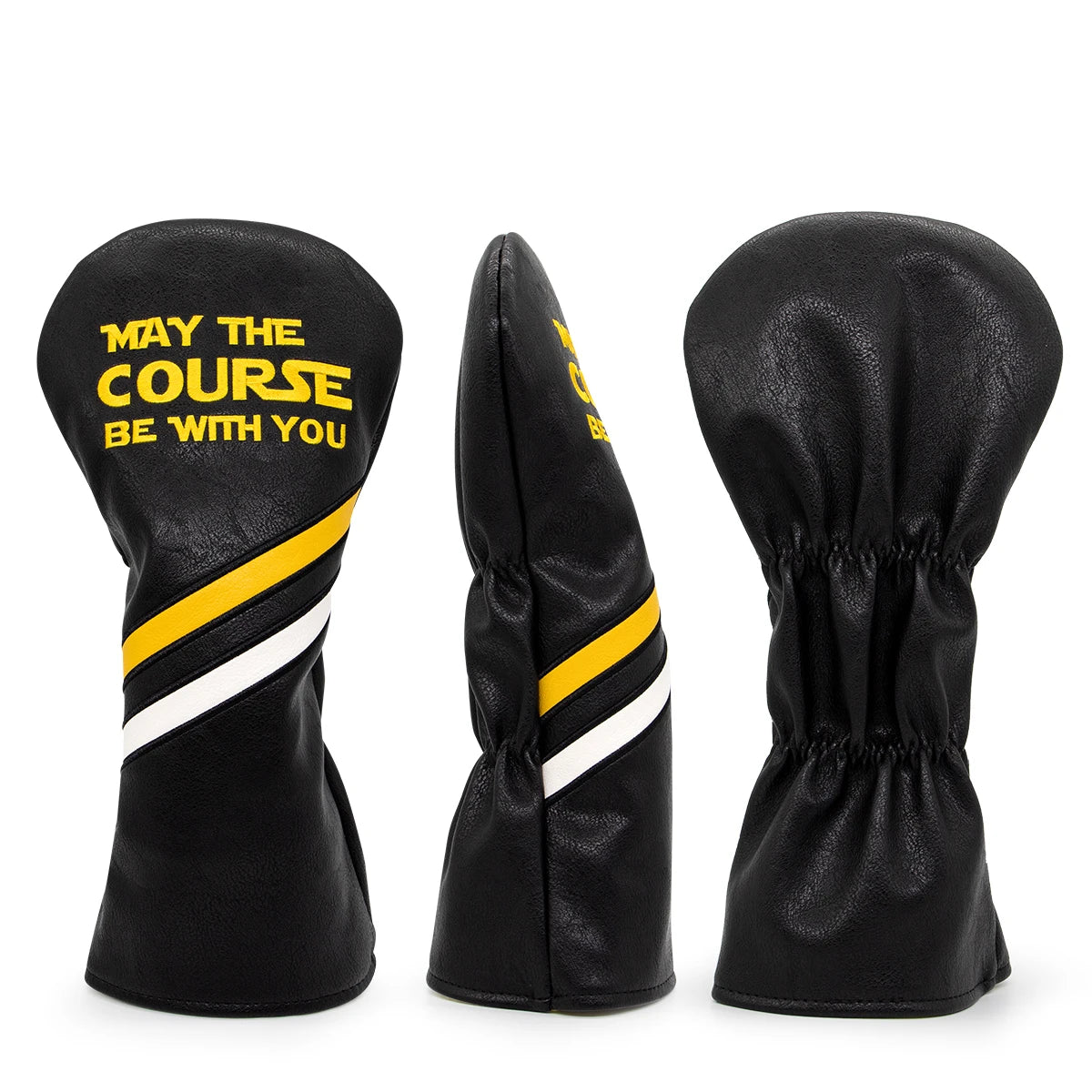 Golf Headcovers Popular Golf Driver Head Cover Embroidery Premium Leather Driver Fairway Wood Hybrid with Number Tags Mallet