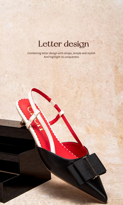 Sandals Strappy Pointed-Toe Women PU Upper Casual Workplace Style