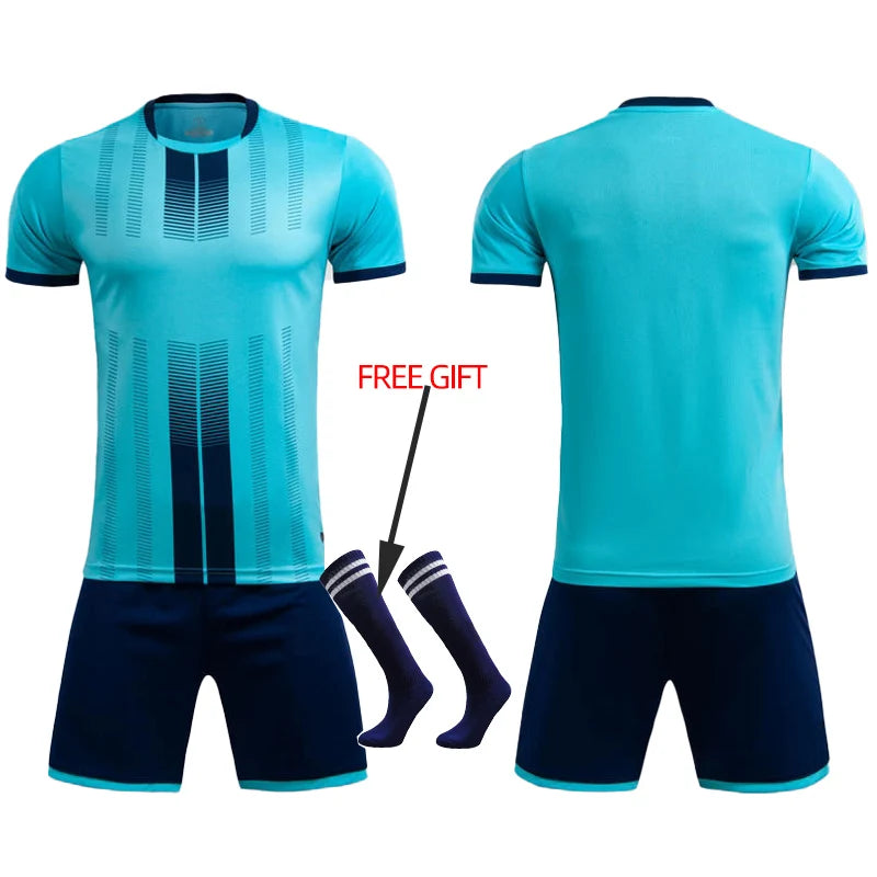 Adult Kids Football Jersey Men Customize Soccer Uniforms Sports Clothes Women Futsal Sportswear Child Training Tracksuit Outfit