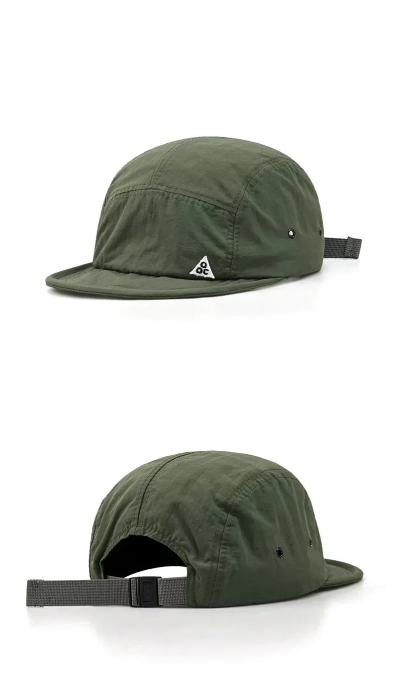 5 Panel Short Brim Quick-drying Golf Baseball Caps Men's Soft Lightweight Sports Running Cap Unisex Outdoor  UPF50+ Peaked Cap