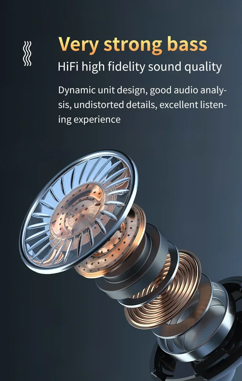 M10 TWS Wireless Earbuds: Sports Waterproof Design, Bluetooth Connection, 9D Stereo Sound + Charging Box & Microphone