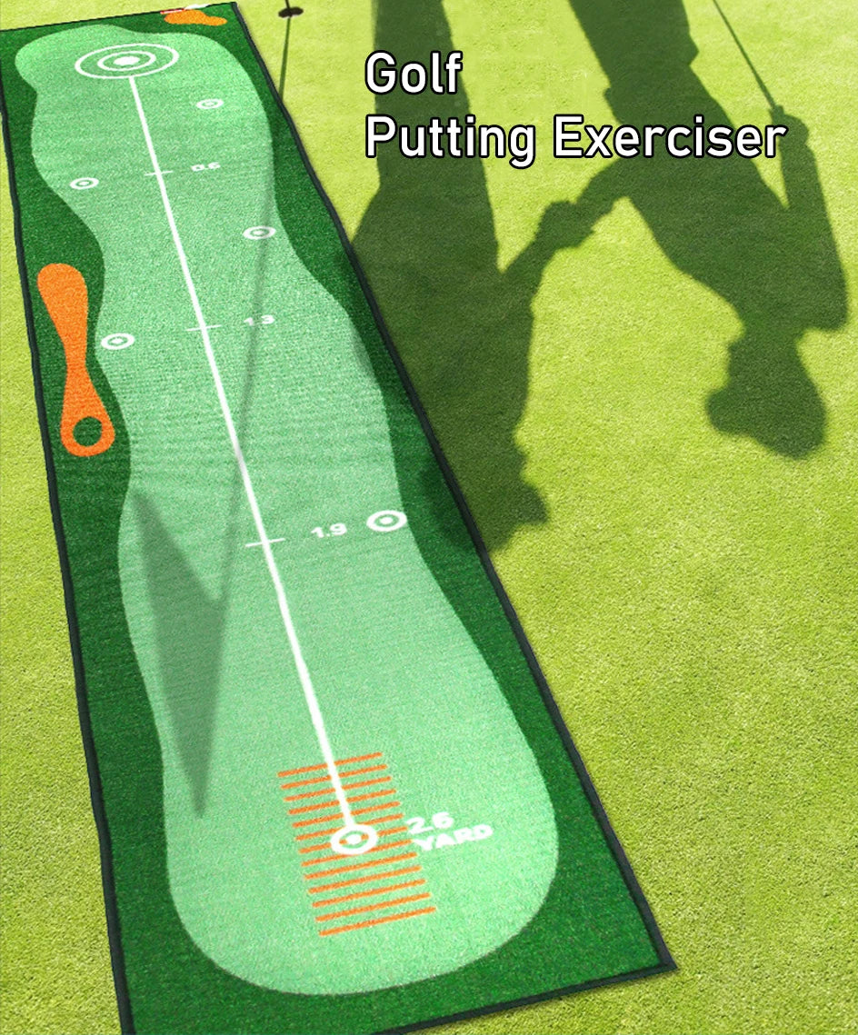 Golf Putting Carpet 50X300cm Golf Mat Lightweight Golf Training Pads Portable Putter Practice Indoor Outdoor Golf Sports