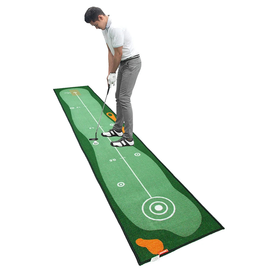Golf Putting Carpet 50X300cm Golf Mat Lightweight Golf Training Pads Portable Putter Practice Indoor Outdoor Golf Sports
