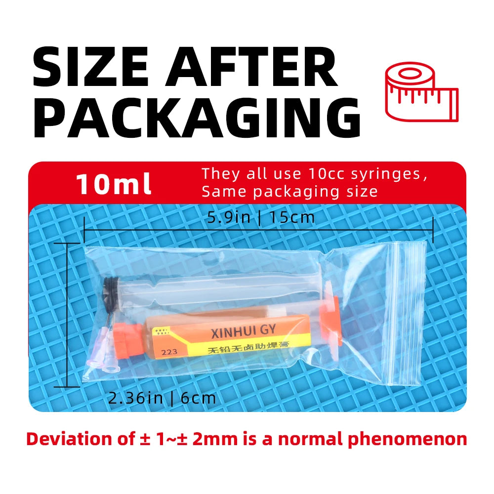 BGA Flux Paste  RMA-223 Lead-free and Halogen-free Soldering Flux  for Mobile Phone Repair Soldering. No-clean, High-activity