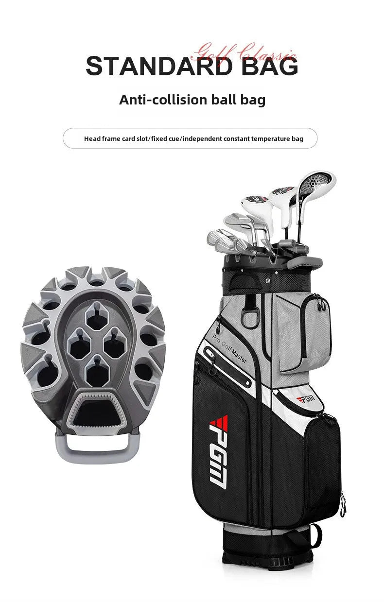 PGM 2024 Golf Bag Multi-Function Waterproof Anti-collision Retention Mechanism Golf Bags Large Capacity Travel Bags QB134