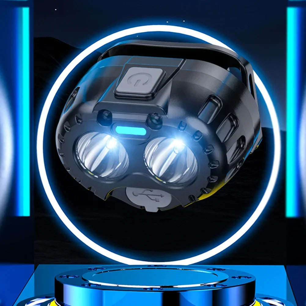 LED Headlamp IPX4 Waterproof 250 Lumens USB Rechargeable