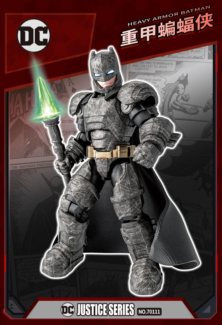 DC Justice League Toy The Dark Knight Trilogy Action Figure Batman Superman Aquaman The Flash Assembly Figure Kids Birthday Gift