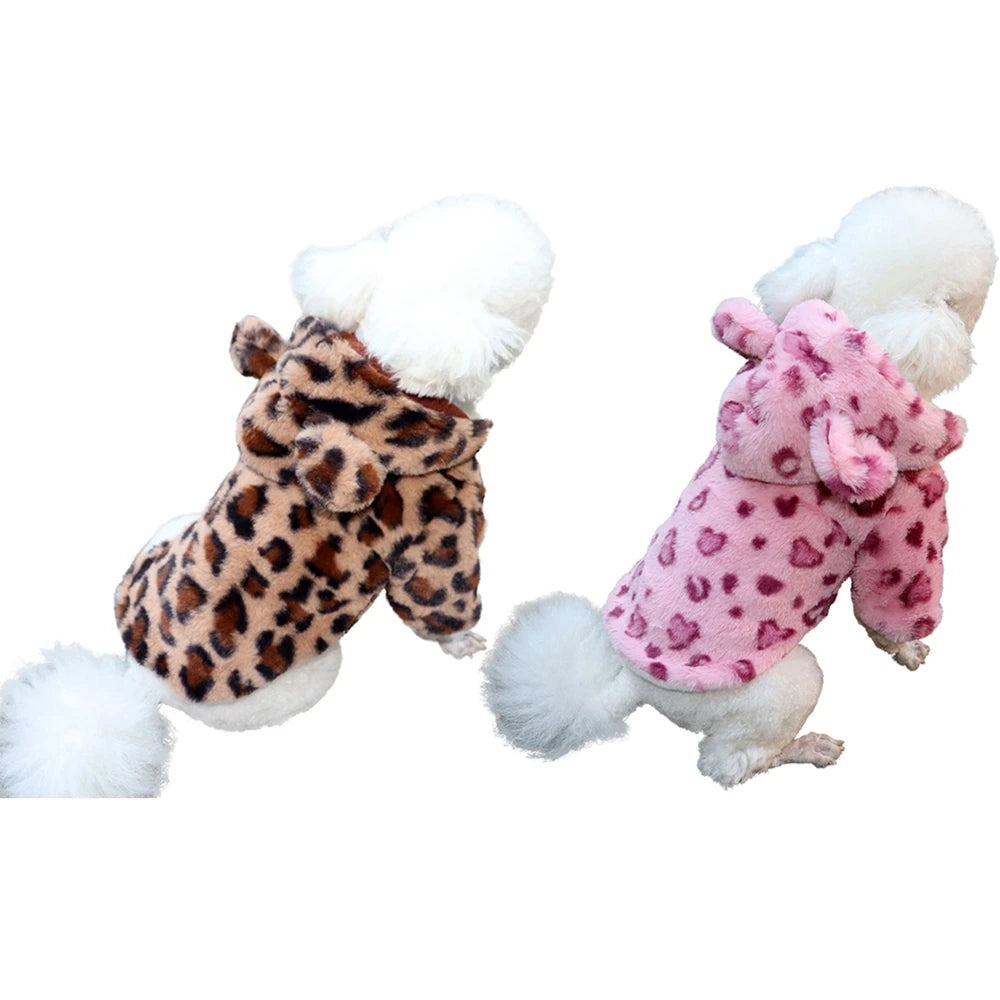 Warm Pet Dog Jacket French Bulldog Hoodie Small Dog Clothes