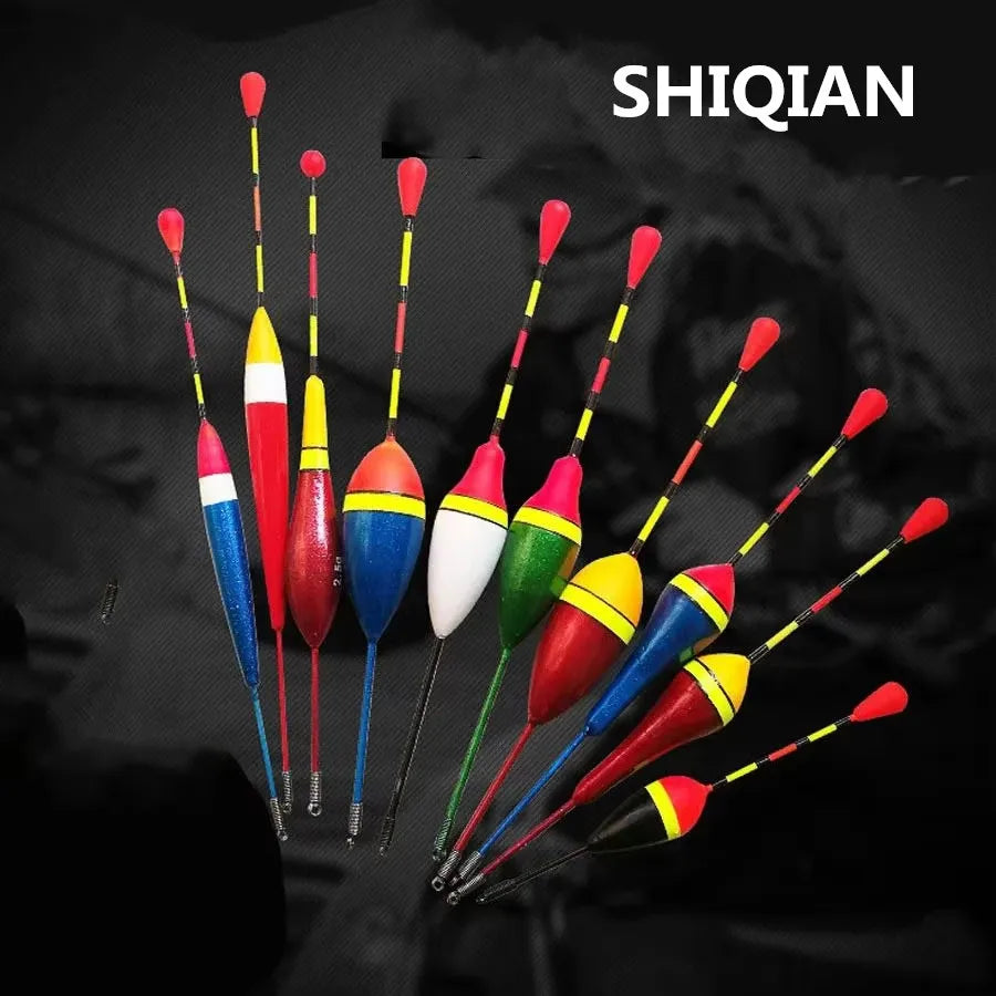 Fishing Floats Set 10 Pieces Plastic Float Buoy Bobber