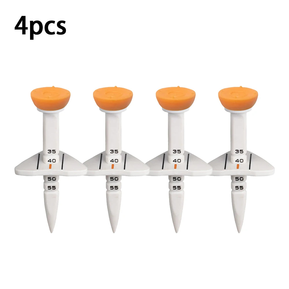 Golf Multi-functional TEE Studs, Aiming Direction, Adjustable Height 35-50mm Golf Seat Training Accessories