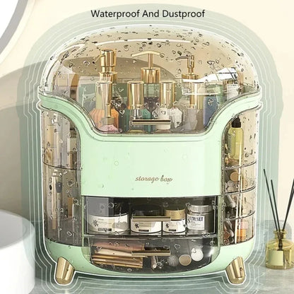 Transparent Makeup & Jewelry Organizer – Desktop Storage Box