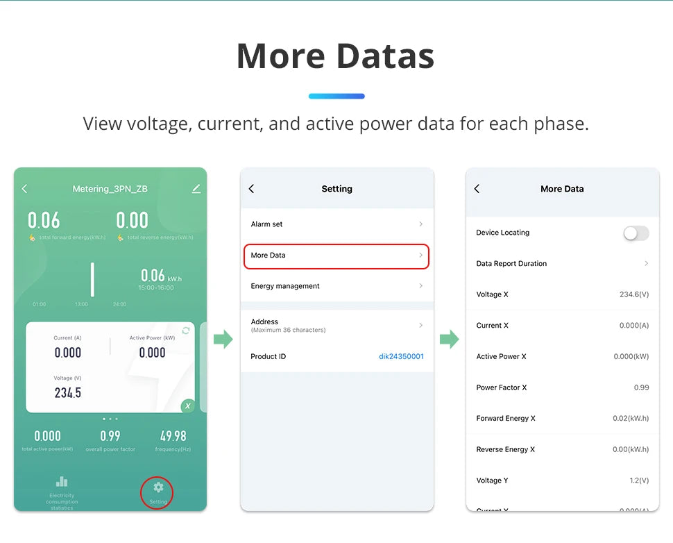 Zemismart Zigbee Smart Energy Meter 3 Phase 4 Wire Power Monitor Sensor Work with Tuya Zigbee2MQTT Home Assistant 208V 415V