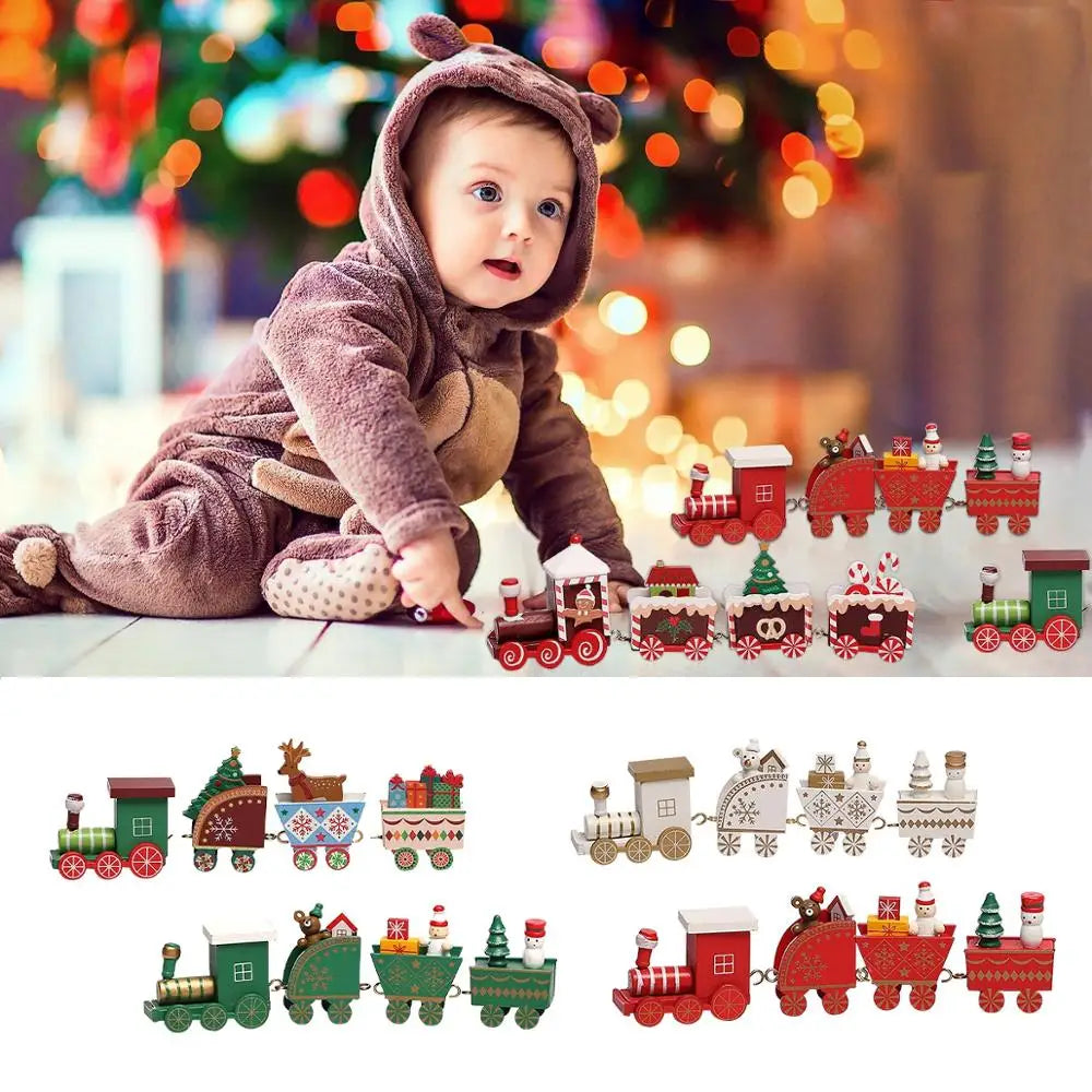 Christmas Train Decoration – Merry Christmas 2025 Home Ornament, Xmas & New Year 2026 Gifts
