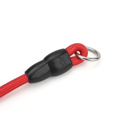 Nylon Dog Slip Collar With Slidable Stopper Martingale Sizes S-M-L Multi-Color