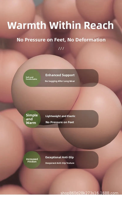 Waterproof Indoor Slippers For Men EVA Sole Fleece Lined Non Slip Winter