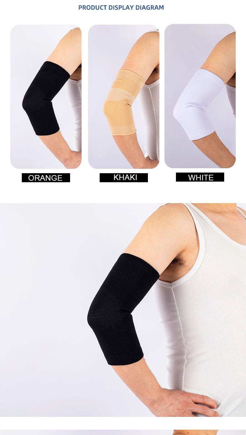 1 Pc Breathable Elbow Support Compression Elastic Arm Brace Arm Sleeve Elbow Support Elastic Gym Sport Elbow Protective