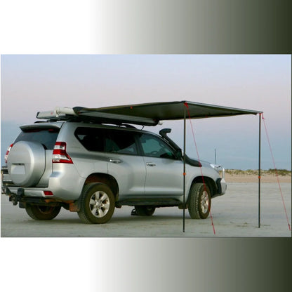 Aluminum Four-Person Rooftop Tent, Hard Shell, Closed Size 212x131x19 cm