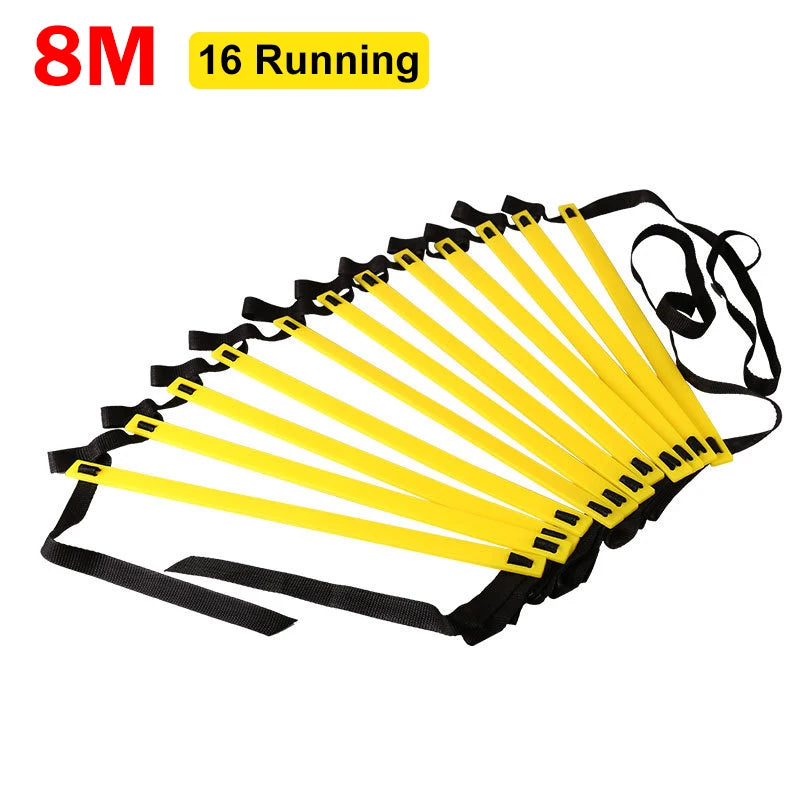 Agility Ladder Nylon Straps Soccer Football Speed Training Ladder Equipment Sports Fitness Running Warm-Up Training Ladder Tool