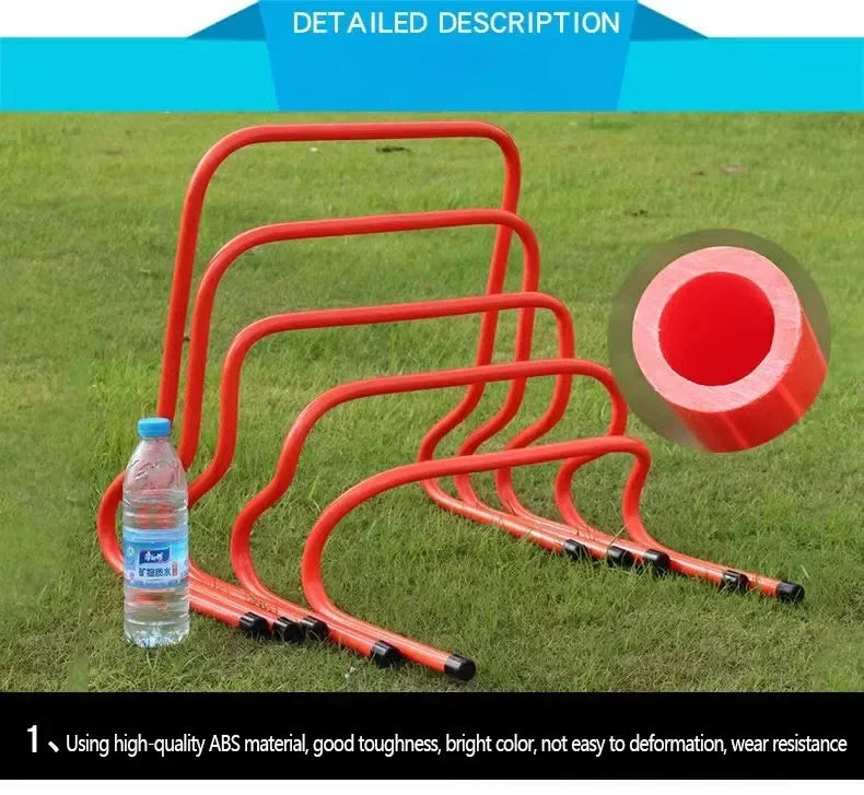5/10/20/30Pcs 30cm Football Hurdle Portable Speed Agility Training Equipment Hurdle Ladder Safety Soccer Stable Rack