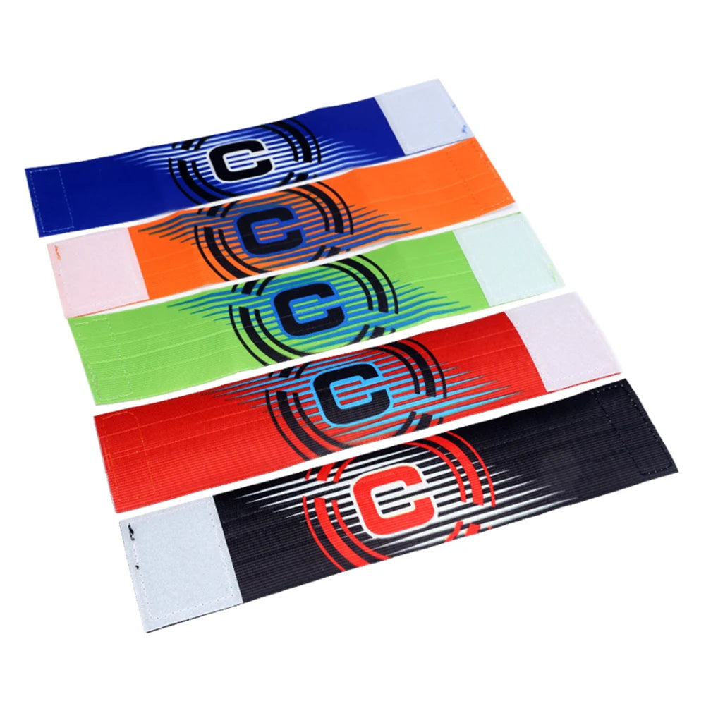 1-3pc Kid Adults Football Captain Armband Soccer Arm Band Leader Competition Gift Soccer Captain Group Armband Football Training