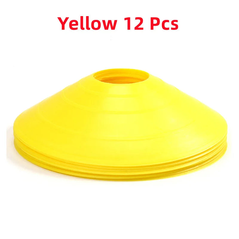 12pcs Obstacle Avoidance Sports Children's Football Roller Skating Training Equipment Professional Pan Cone Agile Sports Props