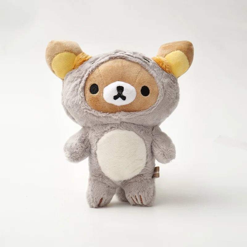 7 Styles Rilakkuma Plush Teddy Bear Peluche Lovely Anime Bear Stuffed Doll Kawaii Room Decor Anime Birthday Gifts Xmas Present