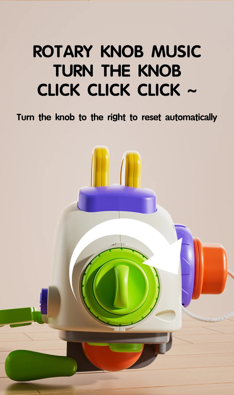 Baby Busy Board Cube Montessori Sensory Toys for Toddler Educational Learning Activities Travel Toy Lock Box Fine Motor Skill