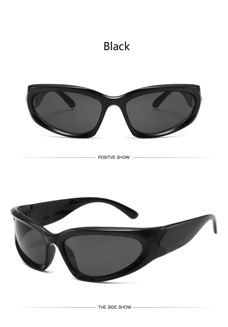Wraparound Sunglasses UV400 Polycarbonate Frame and Lenses