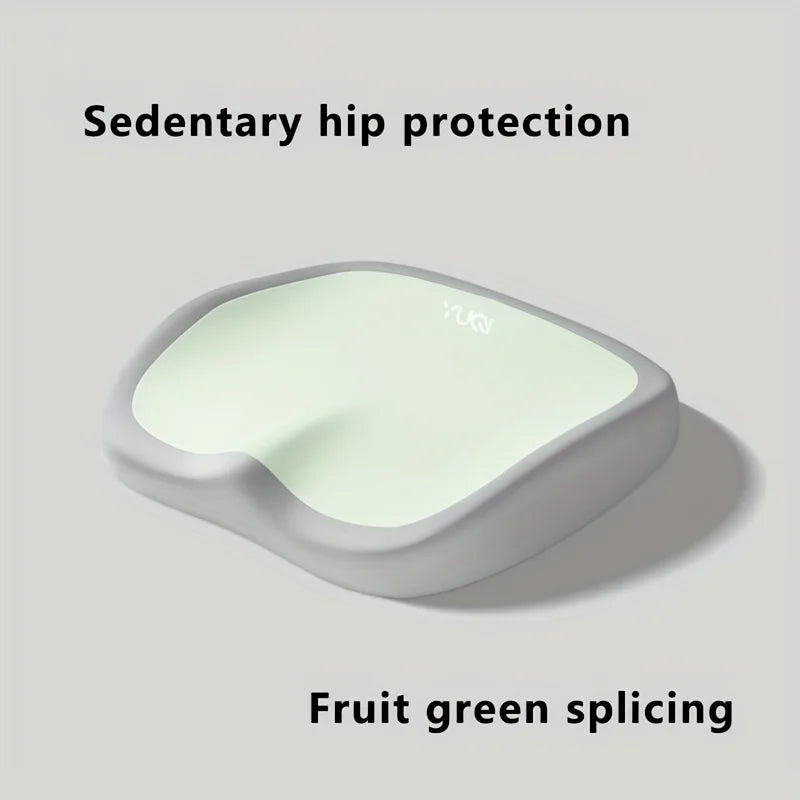 1pc Ergonomic Memory Foam Office Chair Cushion,Adjustable Hip & Waist Support, Portable Comfort for Home, Car, and Office Use