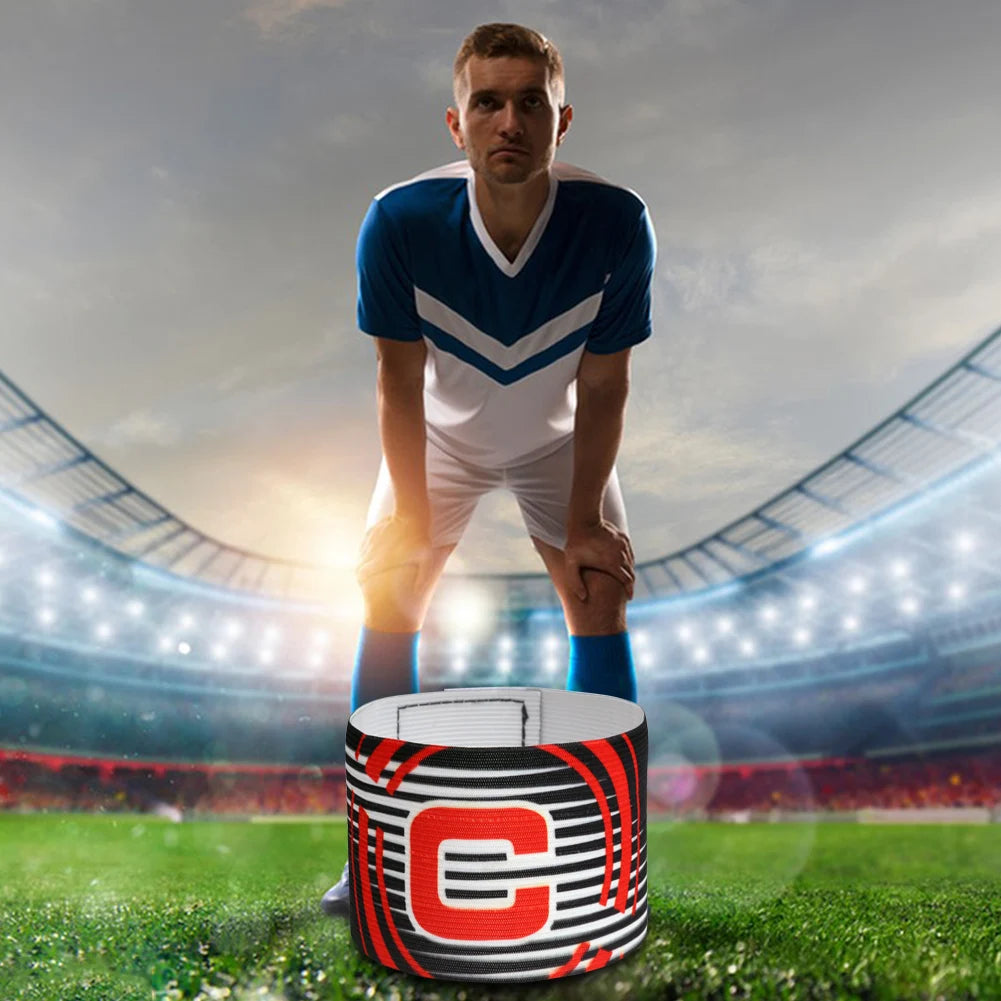 1-3pc Kid Adults Football Captain Armband Soccer Arm Band Leader Competition Gift Soccer Captain Group Armband Football Training