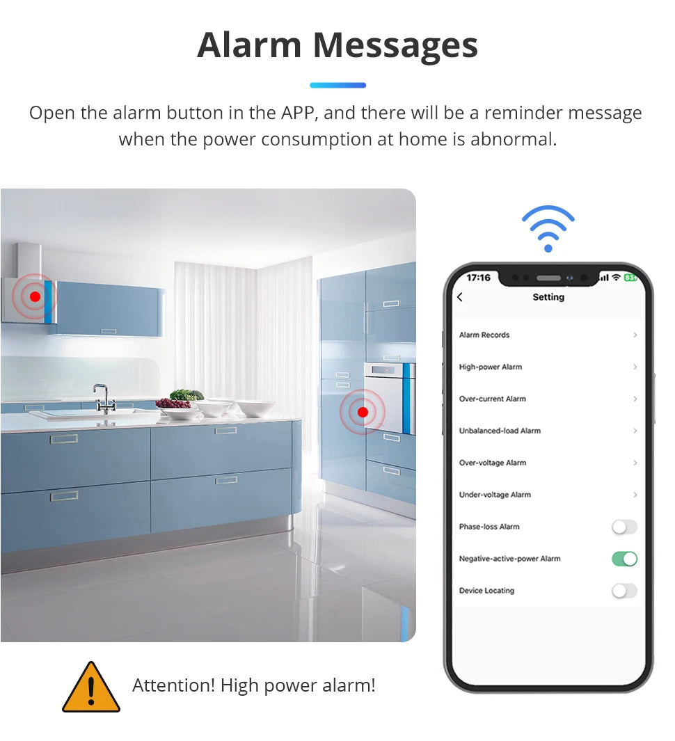 Zemismart Zigbee Smart Energy Meter 3 Phase 4 Wire Power Monitor Sensor Work with Tuya Zigbee2MQTT Home Assistant 208V 415V