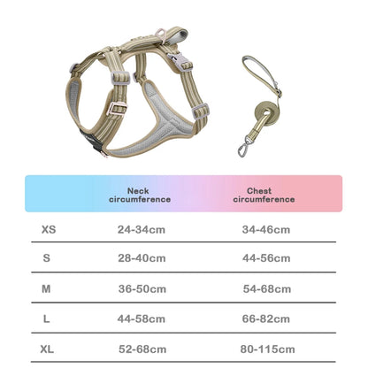 Dog Harness With Reflective Strap Vest For Medium And Large Dogs
