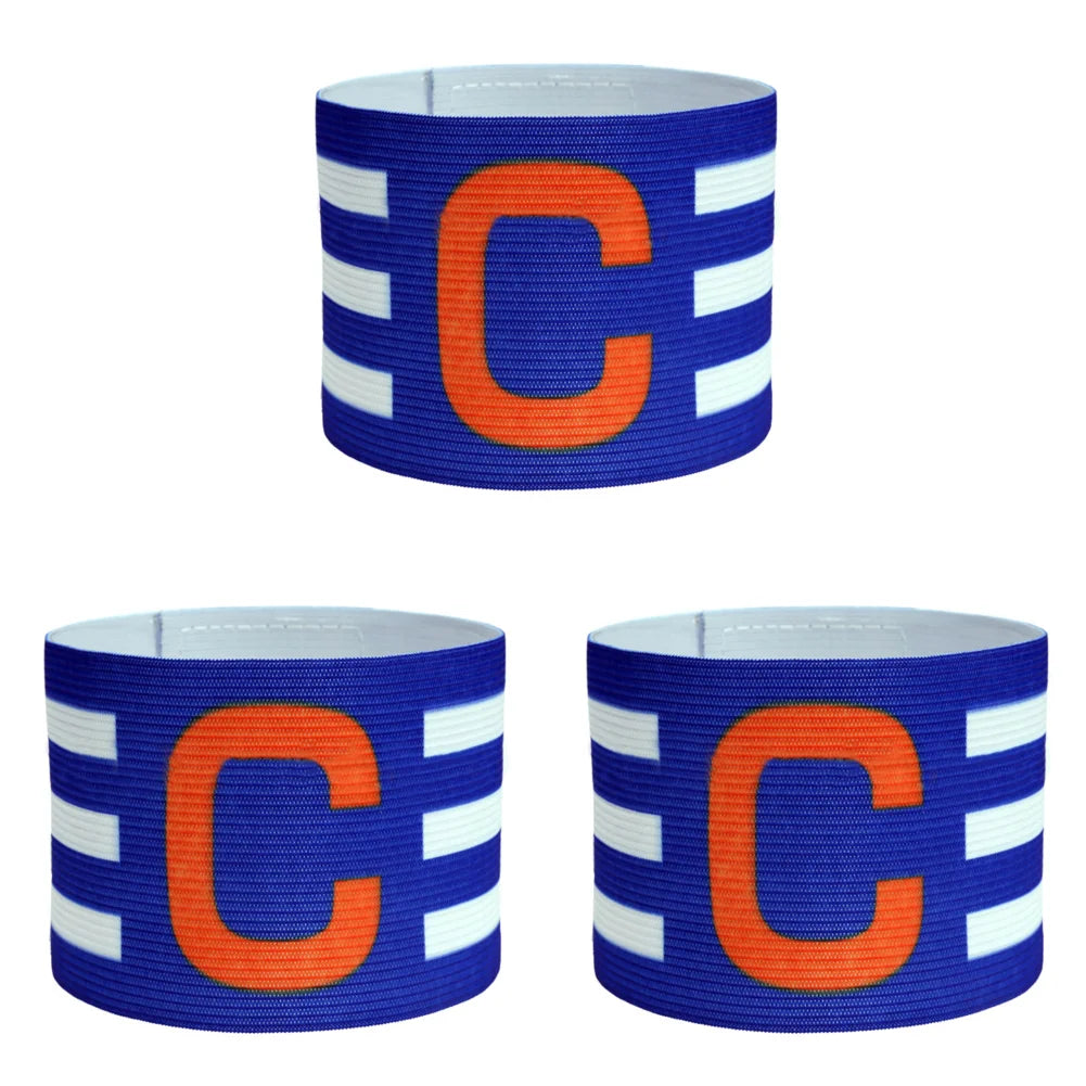 1-3pc Kid Adults Football Captain Armband Soccer Arm Band Leader Competition Gift Soccer Captain Group Armband Football Training