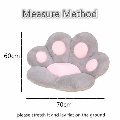 Cat Paw Plush Floor Cushion 70 By 60 Cm Cotton Fabric Seat Pad