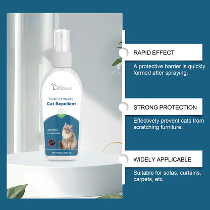 Cat Deterrent Spray 100ml for Indoor Chewing and Scratching Prevention