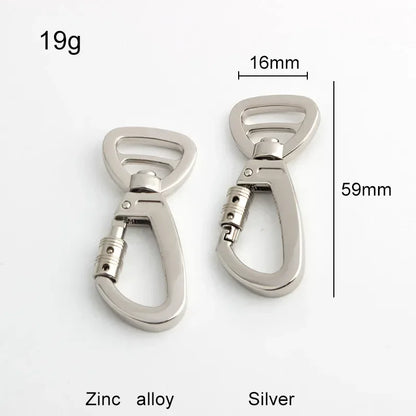 Auto Locking Carabiner With Swivel Ring For Dog Leash