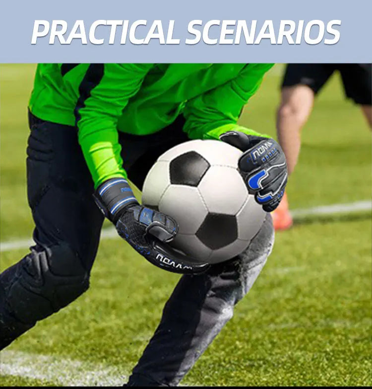 Soccer Goalie Gloves Youth Adult, Pro-Level Goalkeeper Gloves, High Performance Soccer Gloves with Pro-Tek Fingersave,